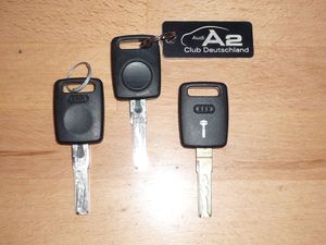 Audi A6 Zündschlösser + Schlüssel Vorrat